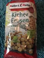 Mängden socker i Kichererbsen getrocknet