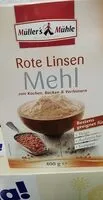 Mängden socker i Rote Linsen Mehl
