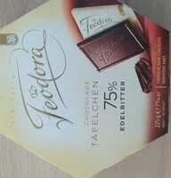 Mängden socker i Chocolate Täfelchen 75 Edelbitter