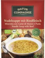 Mängden socker i Nudelsuppe mit Rindfleisch
