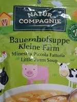 Mängden socker i Bauernhofsuppe kleine farm