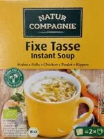 Mängden socker i Natur Compagnie Instant Soup Kip
