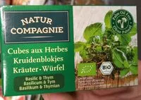 Mängden socker i Bouillon Thym Basilic Cubes