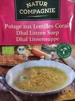 Mängden socker i Potage aux lentilles corail