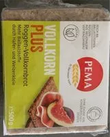 Mängden socker i Vollkorn Plus Roggen-Vollkornbrot