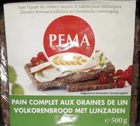 Mängden socker i Pain complet aux graines de lin