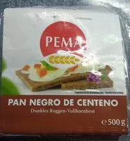Mängden socker i Pan negro de centeno