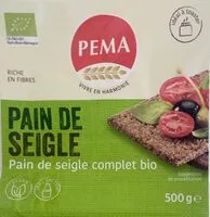 Mängden socker i Pain de seigle complet bio