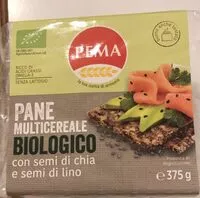 Mängden socker i Pane multicereale biologico con semi di chia e semi di lino