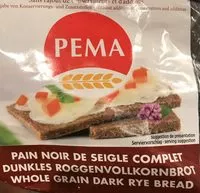 Mängden socker i Pain noir de seigle complet