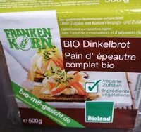 Mängden socker i Pain d'épeautre complet bio