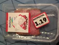 Mängden socker i Edelsalami mit Pfeffer ummantelt, geräuchert