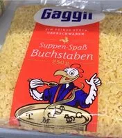 Mängden socker i Nudeln Suppennudeln Buchstaben