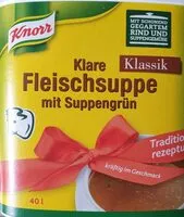 Mängden socker i Knorr Klare Fleischsuppe - Mit 5 % Suppengrün
