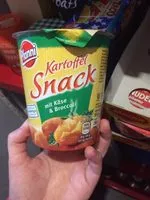 Mängden socker i Kartoffel Snack Käse Broccoli