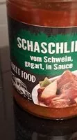 Mängden socker i Schaschlik vom Schwein