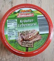 Mängden socker i Kräuter-Leberwurst
