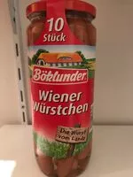 Mängden socker i Wiener würstchen