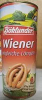 Mängden socker i Wiener