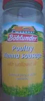 Mängden socker i Poultry Vienna Sausage