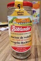 Mängden socker i Saucisse de volaille