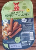 Mängden socker i Vegetarische Mühlen Würstchen
