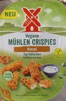 Mängden socker i vegane Mühlen Crispies