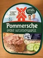 Mängden socker i Pommersche Grobe Gutsleberwurst
