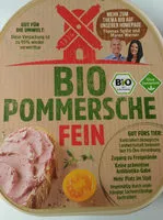 Mängden socker i Bio Pommersche Fein Gutsleberwurst