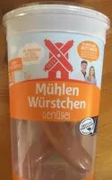 Mängden socker i Mühlen Würstchen Geflügel