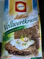 Mängden socker i Brotbackmischung Vollwertkruste