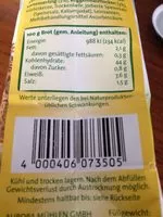 Mängden socker i Backmischung Roggen Dinkelbrot