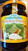 Mängden socker i Grafschafter Birnenschmaus