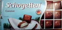 Mängden socker i Schogetten Coconut