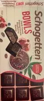 Mängden socker i Schogetten chocolate dark cocoa bluberry pomgeranate