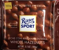 Mängden socker i Whole Hazelnuts