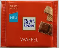 Mängden socker i chocolat waffle