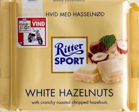 Mängden socker i Ritter Sport White Hazelnuts