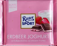Mängden socker i Ritter Sport Erdbeer Joghurt