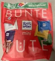 Mängden socker i BUNTE mini TÜTE