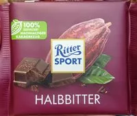 Mängden socker i Schokolade Halbbitter