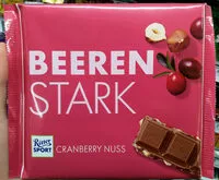 Mängden socker i Cranberry noisette