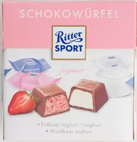 Mängden socker i Ritter Sport Schokowürfel joghurt
