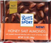 Socker och näringsämnen i Ritter sport nussklasse