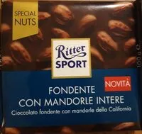 Mängden socker i Fondente con mandorle intere