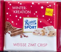 Mängden socker i Ritter Sport Weisse Zimt Crisp