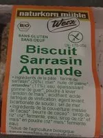 Mängden socker i Biscuit Sarrasin Amandes 150G