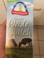 Mängden socker i Unsere Weidemilch