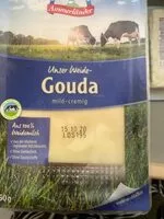 Mängden socker i Gouda mild-cremig