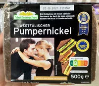 Mängden socker i Pan negro de westfalia pumpernickel